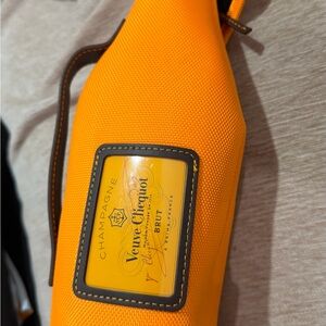 Orange Veuve Clicquot Champagne Bottle Sling Bag